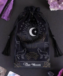 Wholesale 👏 GOTHIC GIFTS All Moon Tarot Card | DRAWSTRING POUCH ⭐ -Halloween Item Store gothic gifts moon tarot card drawstring pouch 3 61791ff1 d381 4909 91f6 977e28919937 700x700