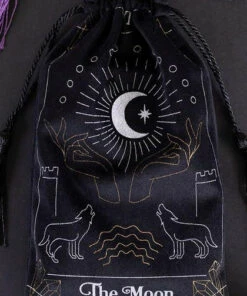 Wholesale 👏 GOTHIC GIFTS All Moon Tarot Card | DRAWSTRING POUCH ⭐