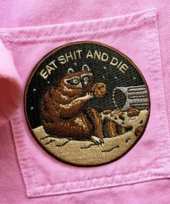 Top 10 ⌛ GROOVY THINGS Mens Accessories Eat Shit And Die | PATCH 🎉 -Halloween Item Store groovy things eat shit and die patch 2 5427525c 6156 4028 a565 7e2c3a20fc7e 700x700