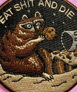 Top 10 ⌛ GROOVY THINGS Mens Accessories Eat Shit And Die | PATCH 🎉 -Halloween Item Store groovy things eat shit and die patch 3 c35adf38 94b5 46e9 bc37 d3dce7a4e246 700x700