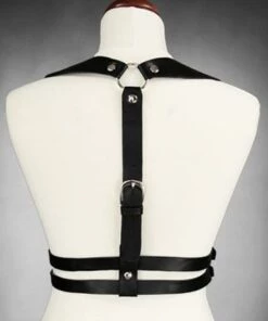 Buy ✨ RESTYLE Fetish Wide Strapped [Black] | UNDERBUST HARNESS ⌛ -Halloween Item Store harness wide strapped underbust black 2 700x700
