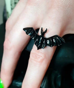 Best deal 🎉 HELLBOUND Bats Bat [Black] | ADJUSTABLE RING ✨