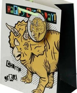 Best Pirce 👏 HOMEWARES Dinosaurs Happy 🧨 Birthday Dinosauria [Medium] | GIFT BAG ⌛