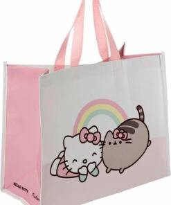 Buy 🤩 HOMEWARES Cats Hello Kitty & Pusheen | THE CAT REUSABLE SHOPPING BAG ❤️