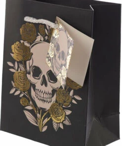 Best reviews of 😍 HOMEWARES Metallic Skulls And Roses [Small] | GIFT BAG 😍