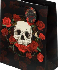 Outlet 😀 HOMEWARES Skulls And Roses Red Roses [Large] | GIFT BAG ✔️