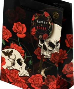 Best Sale ✔️ HOMEWARES Skulls And Roses Red Roses [Medium] | GIFT BAG 👍