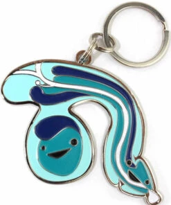 Buy ⭐ I HEART GUTS! All Blue Penis + Testicle | SPARKLY KEYCHAIN 🔔