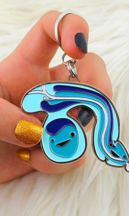 Buy β I HEART GUTS! All Blue Penis + Testicle | SPARKLY KEYCHAIN π 5 Buy β I HEART GUTS! All Blue Penis + Testicle | SPARKLY KEYCHAIN π - Image 3