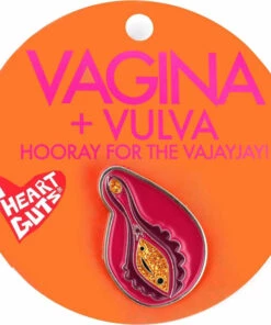 Cheapest ⭐ I HEART GUTS! All Hooray For The Vajayjay | SPARKLY PIN 🔥