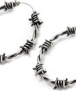 New π BODYVIBE All Barbed Wire | PLUG HOOP EARRINGS β 6 New π BODYVIBE All Barbed Wire | PLUG HOOP EARRINGS β -Halloween Item Store jewellery barbed wire plug hoop earrings 2 04ef370e ac55 4003 9bf4 2d70c60438a4 700x700