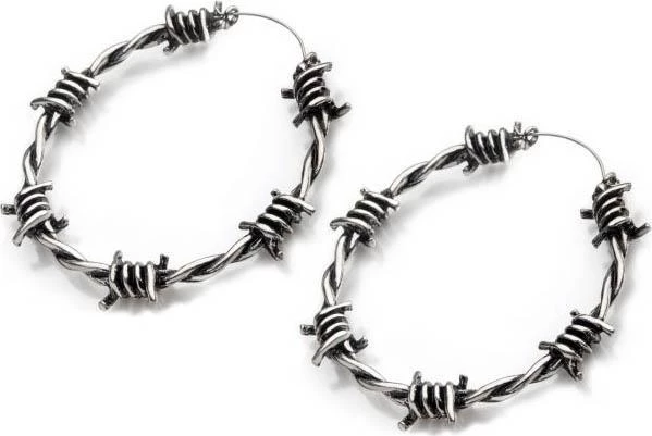 New π BODYVIBE All Barbed Wire | PLUG HOOP EARRINGS β 4 New π BODYVIBE All Barbed Wire | PLUG HOOP EARRINGS β - Image 2
