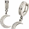 New 🛒 BODYVIBE The Moon Crescent Moon | EARRINGS 😍 -Halloween Item Store jewellery clear cz crescent moon dangle earrings 2 7f48f85a 8772 4cfe ae40 3a343558c62b 700x700