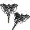 Discount 🛒 BODYVIBE Rainbows & Pride Luna Moth [Black] | PLUG HOOP EARRINGS ⌛ -Halloween Item Store jewellery luna moth black plug hoop earrings 1 5826ff03 f4f6 4583 8188 e36e35c5ffb2 700x700
