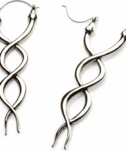 Best deal 👍 BODYVIBE All Twisted Snakes | PLUG HOOP EARRINGS 🎉 -Halloween Item Store jewellery overlapping snakes plug hoop earrings 1 8abcef29 983c 4eb4 93bc caafedb100f3 700x700