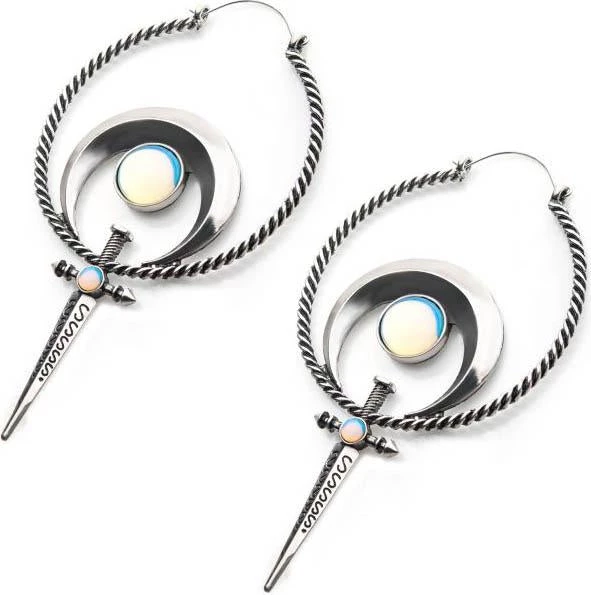 Best reviews of 🥰 BODYVIBE The Moon Sacred Dagger | PLUG HOOP EARRINGS ✔️ 4 Best reviews of 🥰 BODYVIBE The Moon Sacred Dagger | PLUG HOOP EARRINGS ✔️ - Image 2