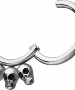 Best deal 🎉 BODYVIBE Grunge Triple Skull | HINGED SEGMENT RING 😉 -Halloween Item Store jewellery skull hinged segment rings 3 2e5a18e5 3f98 4cbe b26f df274a6430ba 700x700