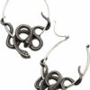 New ❤️ BODYVIBE All Twin Cobra | PLUG HOOP EARRINGS ⌛ -Halloween Item Store jewellery snake plug hoop earrings 1 32fb0c99 44b1 44d5 a95a f48904f6b0b1 700x700