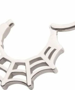 New ✨ BODYVIBE 🧨 Halloween Spooky [Silver] | SEPTUM CLICKER 🤩 -Halloween Item Store jewellery spooky silver septum clicker 4 7a8dc801 d3d7 4bc8 87b9 e88b508d7f22 700x700