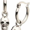 Promo 🧨 BODYVIBE Punky Colour Skull [Stainless Steel] | EARRINGS ✨ -Halloween Item Store jewellery stainless steel hoop with skull dangle earrings 2 975e687d 3650 4433 a794 5ca86f967bc8 700x700