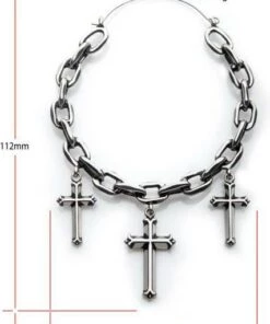 Flash Sale ✨ BODYVIBE All Unholy Matrimony | PLUG HOOP EARRINGS ✔️ -Halloween Item Store jewellery unholy matrimony plug hoop earrings 3 97be76c8 bd68 48d9 99b9 c545b517521f 700x700