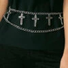 Best deal 😍 KATAKOMB Halloween Cross [Silver] | CHAIN BELT 🎉