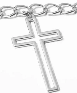 Best deal 😍 KATAKOMB Halloween Cross [Silver] | CHAIN BELT 🎉 -Halloween Item Store katakomb cross silver chain belt 3 ec6e287f e1e8 4bba aa5f 0cb95dcf08ae 700x700