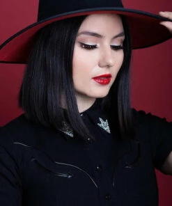 Wholesale 😀 KATAKOMB All Dracula | WIDE BRIMMED HAT 🔔 -Halloween Item Store katakomb dracula classic hat 3 094711b0 8930 429e ab61 5622133113dd 700x700