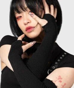 Best reviews of 👏 KILLSTAR Mens Accessories Elvyne | GLOVES ⌛ -Halloween Item Store killstar elvyne gloves 2 700x700