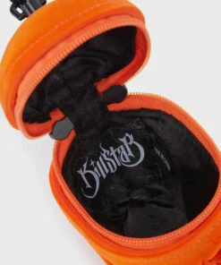 Top 10 ❤️ KILLSTAR Skulls Grave Digger [Orange Velvet] | COIN PURSE ⌛ -Halloween Item Store killstar grave digger orange velvet coin purse 4 700x700