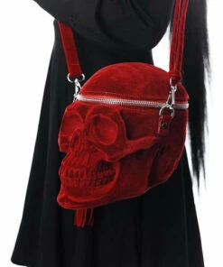Best Pirce ⌛ KILLSTAR Halloween Grave Digger [Blood Red] | SKULL HANDBAG" 🤩
