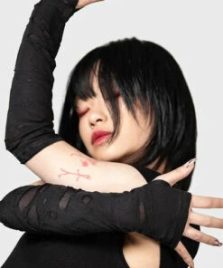 Best deal 🎉 KILLSTAR Mens Accessories Isqesis | GLOVES 👍 -Halloween Item Store killstar isqesis gloves 2 700x700