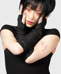 Best deal 🎉 KILLSTAR Mens Accessories Isqesis | GLOVES 👍 -Halloween Item Store killstar isqesis gloves 4 700x700