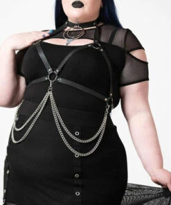 Best Pirce 🎁 KILLSTAR Fetish Lethal Circle | CHAIN HARNESS 🔥 -Halloween Item Store killstar lethal circle chain harness 8 6762bcaf b965 41cc 81af 2eea1691010a 700x700