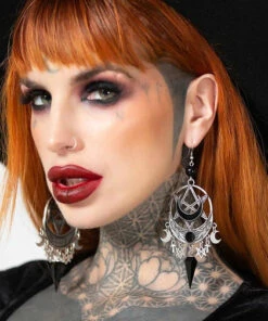 Top 10 🎁 KILLSTAR The Moon Lucid | EARRINGS 🎉 -Halloween Item Store killstar lucid earrings 4 c10284f4 98ab 495e 813e a253563d2906 700x700