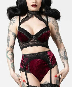 Wholesale ⌛ KILLSTAR Valentines Mercy [Blood] | LACE GARTER BELT ❤️ -Halloween Item Store killstar mercy blood lace garter belt 3 4c518dec 05ab 4a28 ba33 b6f45564c02b 700x700