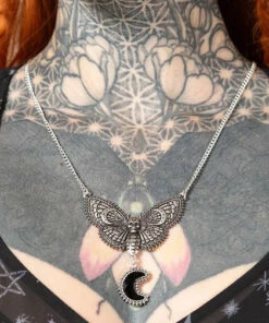 Best Sale 🥰 KILLSTAR The Moon Night Flutter | NECKLACE 🛒 -Halloween Item Store killstar night flutter necklace 3 700x700