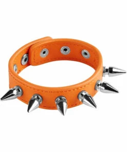 Best deal 😀 KILLSTAR Mens Accessories Stay Away Spike [Orange] | BRACELET 😉 -Halloween Item Store killstar stay away spike orange bracelet 1 806c255e 8ffc 49af a91e ed3f57a12a59 700x700