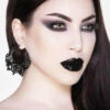 Top 10 👏 KILLSTAR All Worship The Night [Black] | HOOP EARRINGS* 🎁 -Halloween Item Store killstar worship the night black hoop earrings 2 75eba8bc bc51 4b63 b39b 34b10027488b 700x700