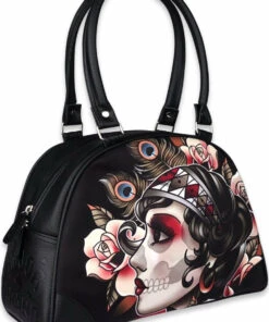 Best reviews of 🔔 LIQUORBRAND Rockabilly Mystic Roses | HANDBAG ⌛