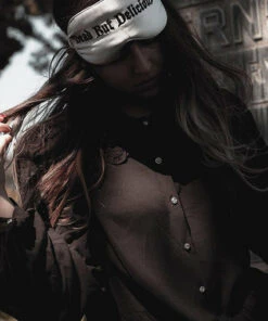 Brand new 🎉 LIVELY GHOSTS All Dead But Delicious [Grey] | SLEEP MASK* 🧨