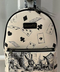 Buy ⌛ LOUNGEFLY Alice In Wonderland: Book Tea Party | MINI 🎁 BACKPACK ⭐ -Halloween Item Store loungefly alice in wonderland book tea party mini backpack 2 700x700