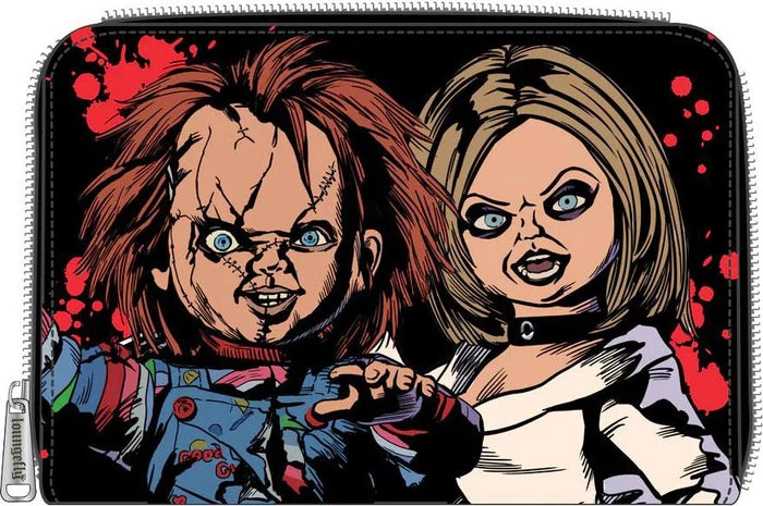 Hot Sale π LOUNGEFLY Bride Of Chucky: Happy Couple | ZIP PURSE β€οΈ 3 Hot Sale π LOUNGEFLY Bride Of Chucky: Happy Couple | ZIP PURSE β€οΈ