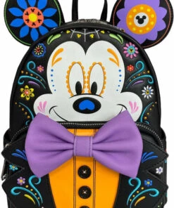 Best Sale 🎉 LOUNGEFLY Disney: Mickey Sugar Skull | MINI 🌟 BACKPACK ⭐