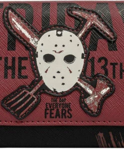 Promo ✨ LOUNGEFLY Friday The 13th | Jason Mask TRIFOLD PURSE* ⭐