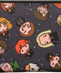 Cheap 🔥 LOUNGEFLY Harry Potter: Chibi Print | ZIP-AROUND PURSE* 😍