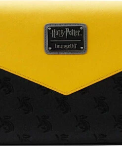 Best Pirce ✨ LOUNGEFLY Harry Potter: Hufflepuff Chain Strap | CROSSBODY BAG 👍 -Halloween Item Store loungefly harry potter hufflepuff chain strap crossbody bag 5 700x700
