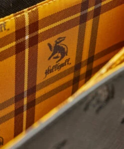 Best Pirce ✨ LOUNGEFLY Harry Potter: Hufflepuff Chain Strap | CROSSBODY BAG 👍 -Halloween Item Store loungefly harry potter hufflepuff chain strap crossbody bag 6 700x700