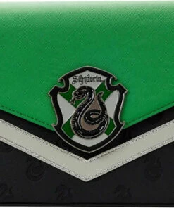 Buy 👍 LOUNGEFLY Harry Potter: Slytherin Chain Strap | CROSSBODY BAG ⭐