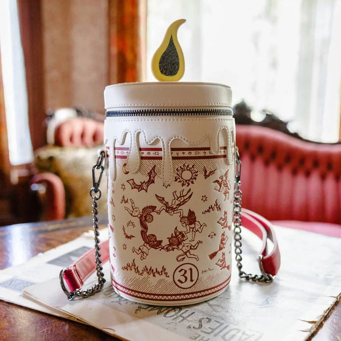 Buy ⌛ LOUNGEFLY Bats Hocus Pocus: Black Flame Candle Glow | CROSSBODY BAG ⌛ 5 Buy ⌛ LOUNGEFLY Bats Hocus Pocus: Black Flame Candle Glow | CROSSBODY BAG ⌛ - Image 3